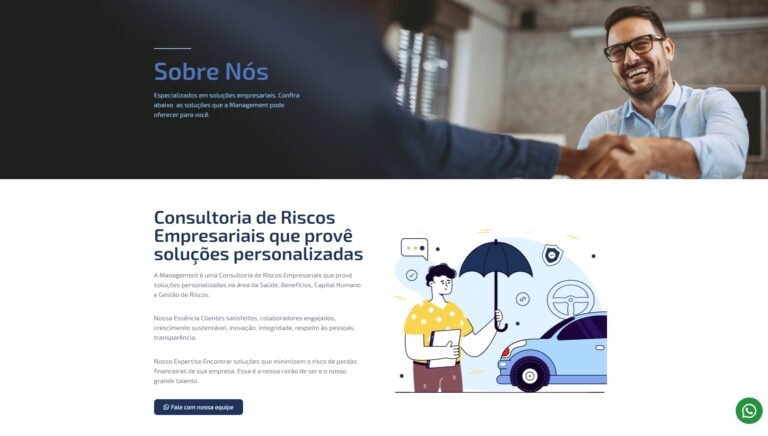 Management Corretora de Seguros - site Devisual interno