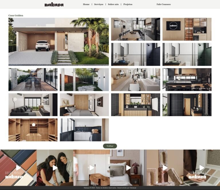 Fachada da Casa Golden – projeto residencial contemporâneo