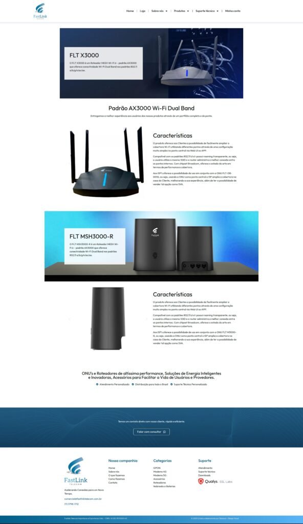 Apresentação dos modelos FLT X3000 e FLT MSH3000-R com especificações