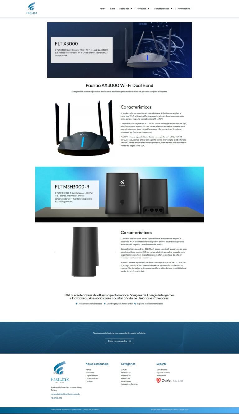Apresentação dos modelos FLT X3000 e FLT MSH3000-R com especificações