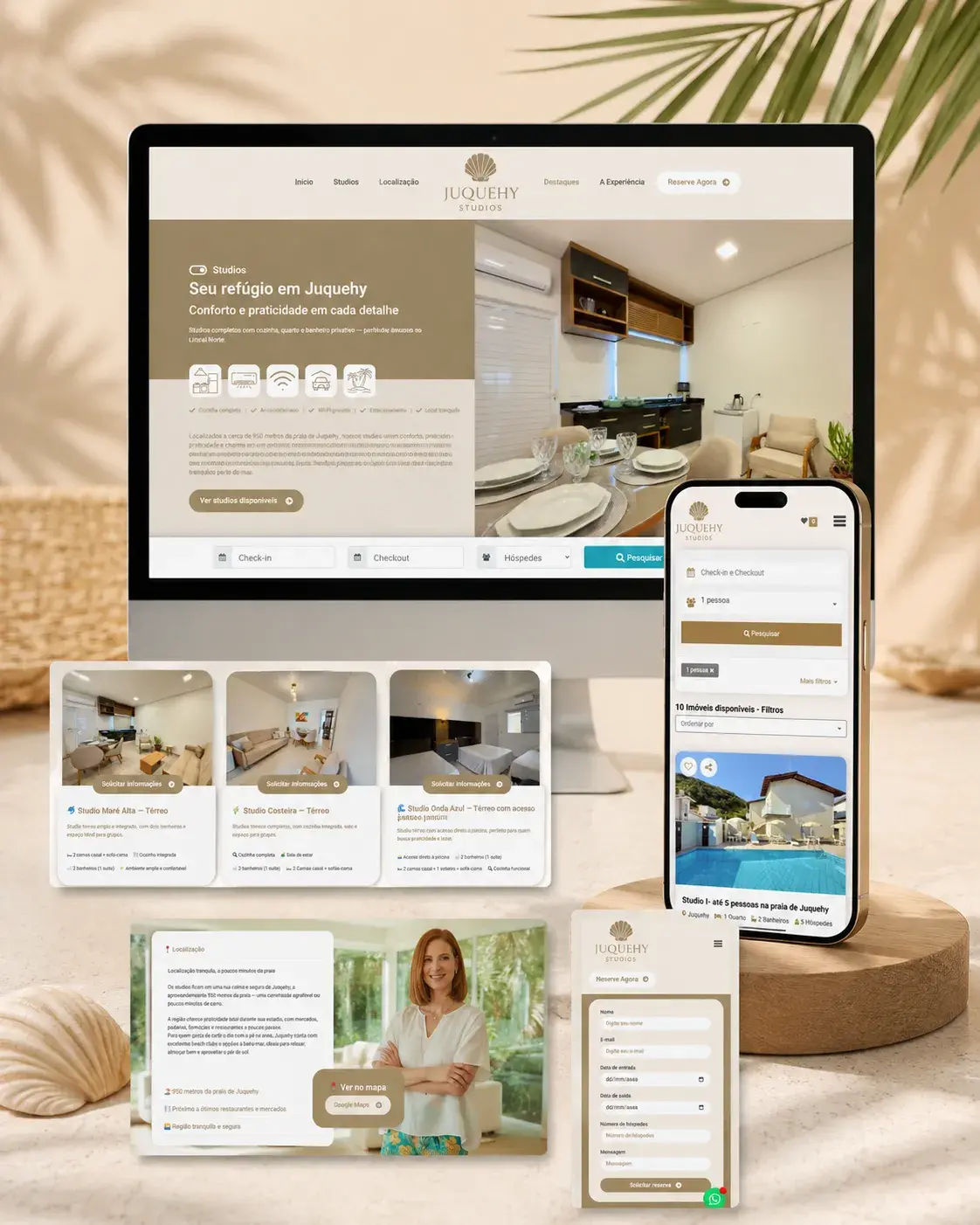 Projeto de site Juquehy Studios desenvolvido pela Devisual